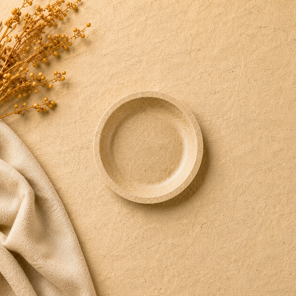 Rice Husk 6-Inch Plate