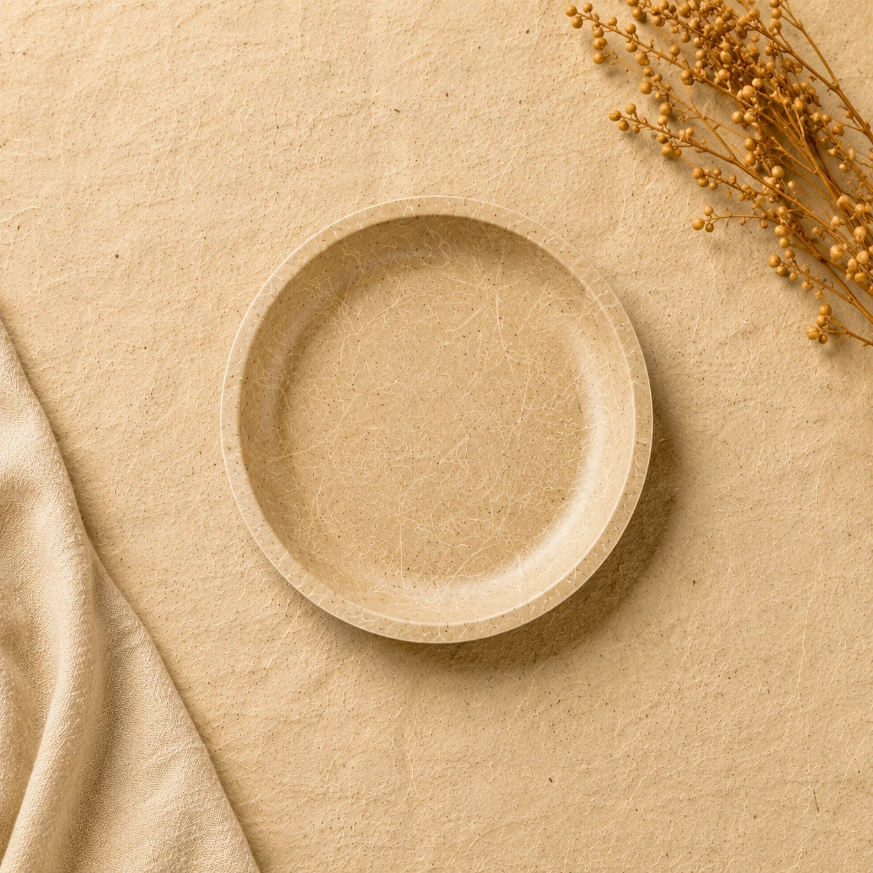 Rice Husk 8-Inch Plate