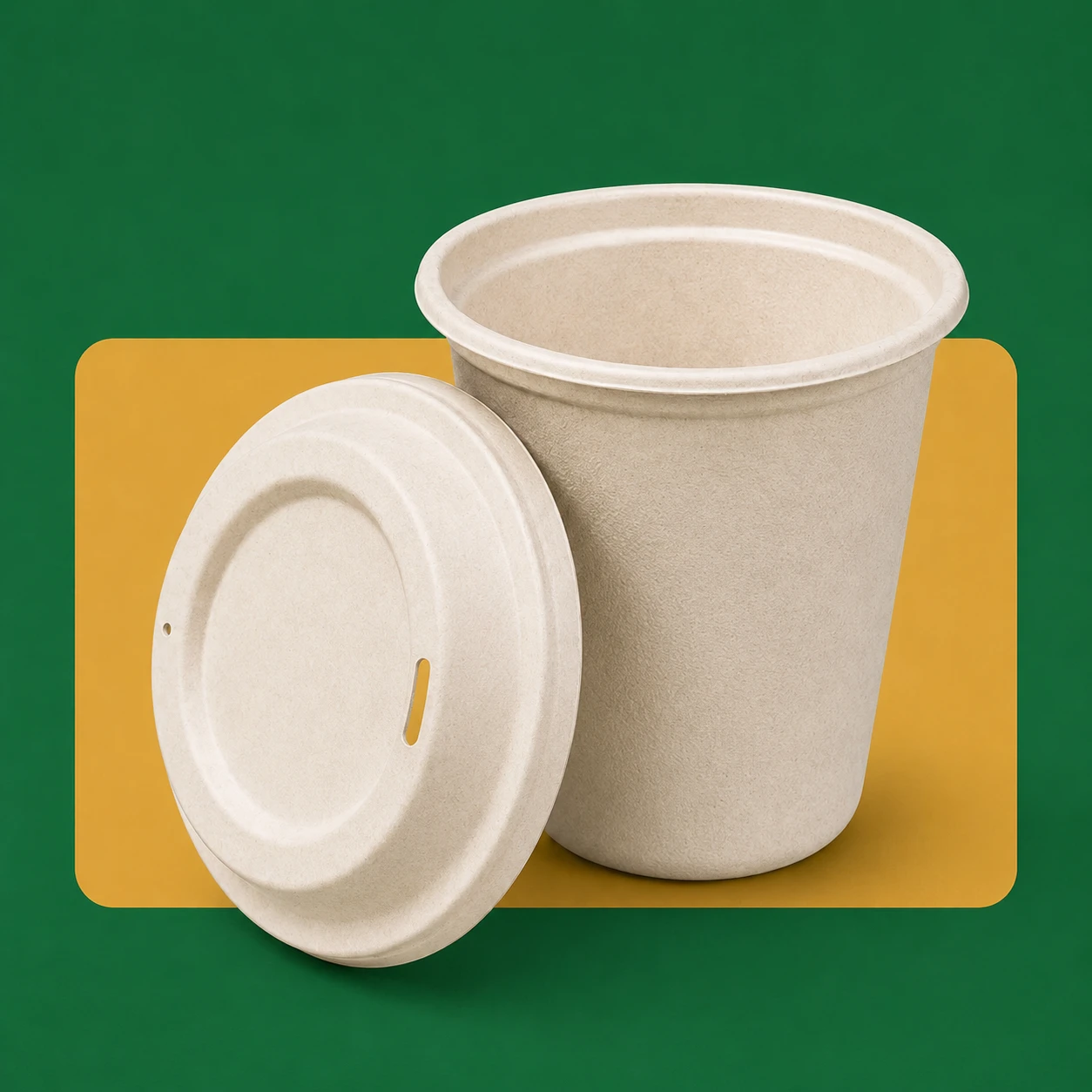 Glass with Sipper Lid (250 ml / 8 oz)