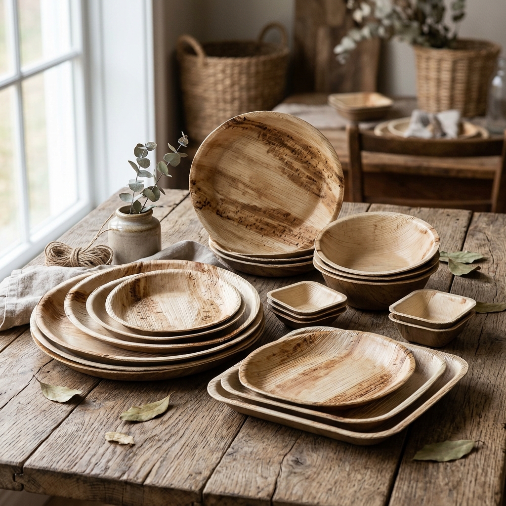 Areca leaf plates