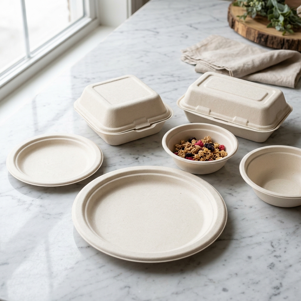 Eco-friendly bagasse disposable tableware