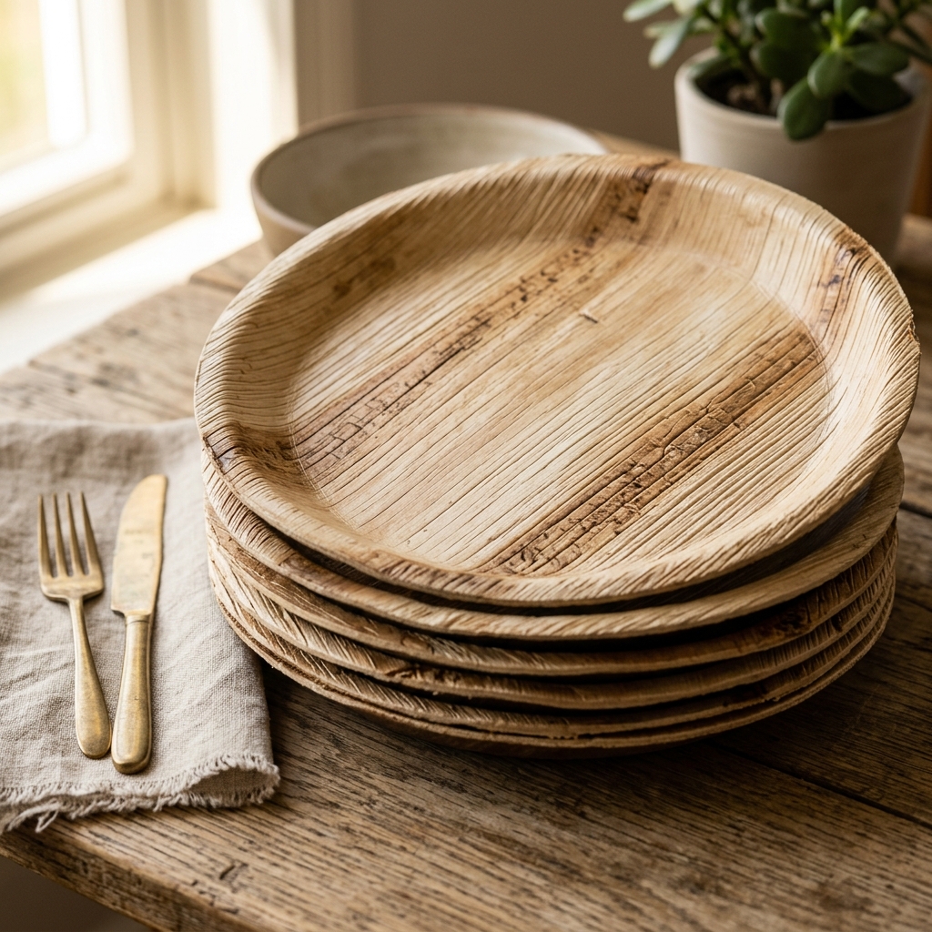 Areca palm leaf plates