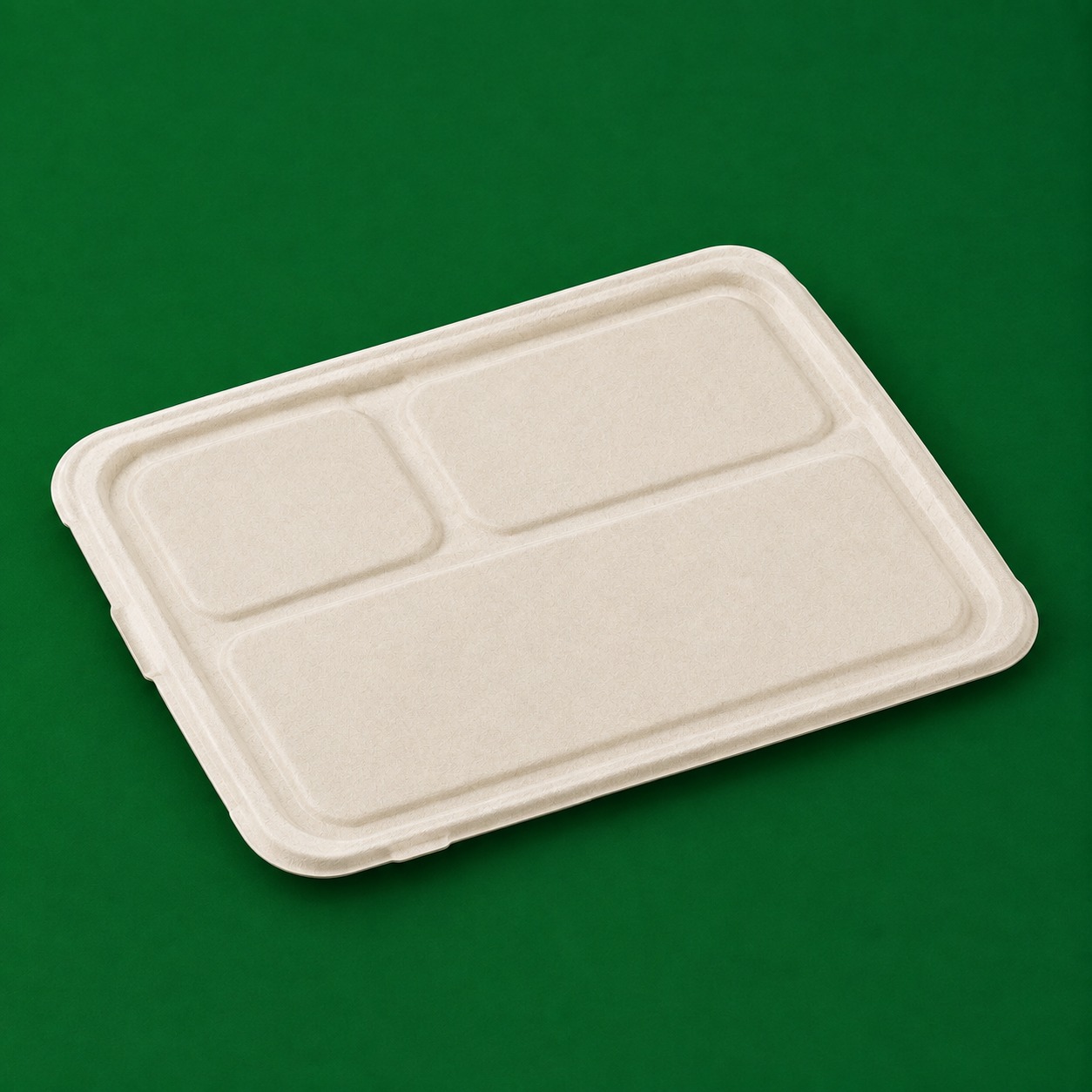 3 Compartment Meal Tray Lid B2B